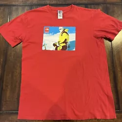 Supreme The North Face Photo Tee Red SS18 Size Medium. Worn and washed, never put in a dryer. No holes, stains, etc but...