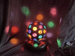 Made by Lipan industries model number LP -D1103. Has on/off switch on the cord. Works great and great fun.
