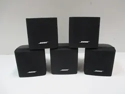 Set 5 Bose Single Cube Speakers for Lifestyle Acoustimass.