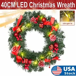 Big enough to hang on the front door, double front gate, outdoor trellis. This gorgeous large wreath will impress your...