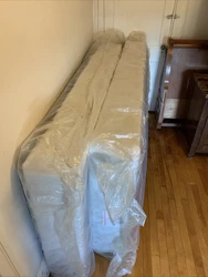 king size wooden bed frame. Bobs king size bed frame comes with 2 twin box springs
