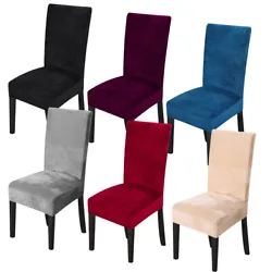 ★ Chair Protector: Velvet chair covers make your chair clean and comfortable, protect your chair from spills, stains,...