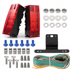 Complete Trailer Light Kit with Everything You Need. The water can go into the housing and there are gaping holes on...