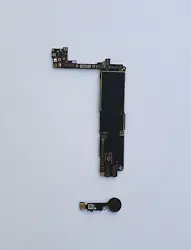 Motherboard iPhone 8 in good condition + Black Touch-ID Button but CAUTION: iCloud Blocked !
