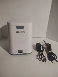 SO CLEAN 2 CPAP Machine Cleaner Sanitizer Power Adapter & Hose SC1200 Soclean. Machine is in used condition but has...