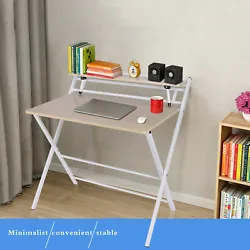 Special design: no need to install, foldable. Bed Foldable Desk 24.4