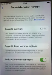 iPhone 8+ 64 Go avec écran neuf et batterie neuve - pas de cable de chargement ni de chargeur - fourni avec coque et...