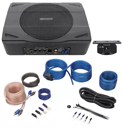 (1) Rockville SS8P 400 Watt Slim Under-Seat Active Powered Car/Truck Subwoofer Sub. Video of SS8P The SS8P is an all in...