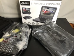This dvd player is sold AS IS! CD Player Included Box is opened but everything is sealed as shown in the pictures!