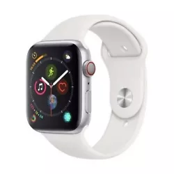 Apple Watch Serie 4 44mm GPS + CELLULAR alu Silver/Bracelet White.