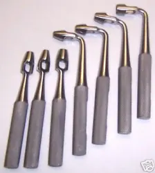 Always Best Quality! Set of Seven Pcs. Stainless Steel Tissue Punches. Offset (Angled) 4mm, 5mm, 6mm, 8mm. Our...