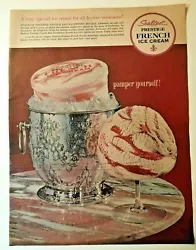 Vintage Ad Print - Sealtest Prestige French Ice Cream, 