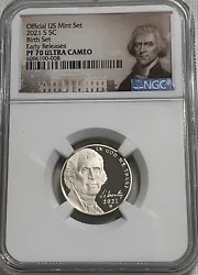 2021 S 5c Jefferson Nickel. ~ Birth Set ~. Early releases.