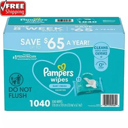 Pampers Baby-Clean Baby Fresh scented wipes are not only great for diaper changes. Their gentle formulation is great...