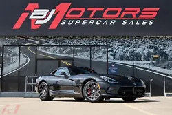 BJ Motors is excited to offer this 2015 Dodge Viper GT in Gunmetal Pearl over Black Interior. Arriving with just 7,803...