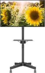 【UNIVERSAL ROLLING TV STAND】This outdoor tv stand fits most 23