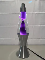The lava in this lamp is in good condition. It likes to run warm and active. The purple lava still retains a nice dark...