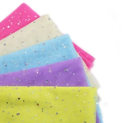 1 piece = 1.45m 100cm(39in). 1pc x Glitter Sequin Tulle Fabric. 30 100cm PU HTV Transfer T-Shirt Clothes Iron On Film...