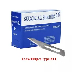 ★Sterilized By GAMMA Radiation 25KGY. ★Sterile Single-Use. #4 Handle Fits For #18,#20,#21,#22,#23,#24 Blades,for...