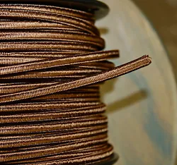 2 Conductor, 18 Gauge Wire, Parallel Style -Priced Per Foot! The fabric is smooth and shiny, similar to old industrial...