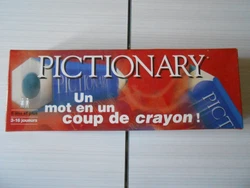 jeu enfant 8 ans et plus PICTIONARY. il est en bon état, na jamais servi mais le papier transparent a ete oté.Le...