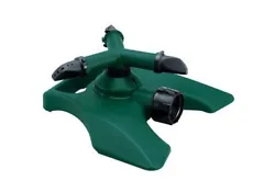 With 3 rotating arms, this Orbit revolving sprinkler head has a durable plastic design. This rotating lawn sprinkler...