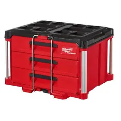 The 3-Drawer Tool Box has Quick-Adjust Dividers to customize the drawer layout (Includes 1 set of dividers). We may not...