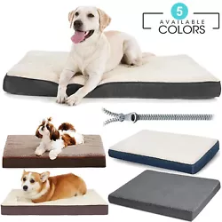 The orthopedic foam is convoluted and conforms to your pets body to protect joints. 🔶Type: Dog Pillow Bed/ Mattress...