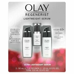 Regenerist is Olay’s Advanced Anti-Aging Collection. In two weeks, skin renewal rate is improved for wrinkle results...