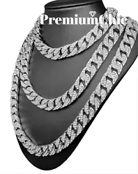 Premium Quality Miami Cuban Choker - Flooded with AAA quality Cubic Zirconia stones. Simply stunning to look at in...