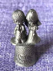 Thimble Pewter Chapel Wedding Precious Moments. Combined shipping available Item will be carefully wrapped