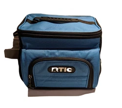 RTIC Day Cooler 6 Can Lunchbox Soft Pack Blue Like New Condition.  This is essentially brand new  Shipping will be...
