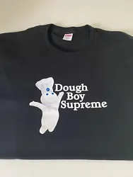 New Supreme Doughboy T-Shirt Black FW22 Pillsbury Size XL 100% authentic from supreme store.Got as a gift but, it’s a...