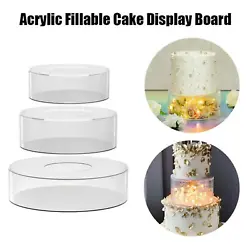 Cake Display Stand can be filled with various creative decorations to create a stunning centerpiece! The cake stand...