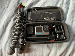 GoPro tripod set with small tripod and the needed ¼-20 screw mount. - GoPro hero 11 black in great condition. - 64GB...