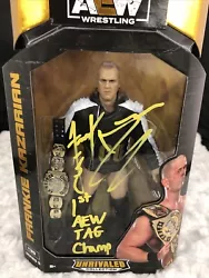 AEW - Frankie Kazarian - Unrivaled Collection Series 5 Action Figure Signed JSA