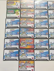 31 Cartes codes online  Pokemon en ligne TCG OnLine Code.  7 booster (xy étincelles, explosion de plasma)  2 défi du...