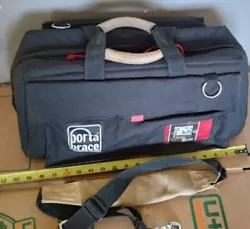 Porta Brace Audio / Video Equipment Bag & Shoulder Strap ~ Camera Camcorder Padded Black  The shoulder strap has...