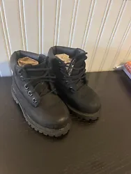 Timberland 6 Inch Premium Toddlers Black Boots Size 7 Very Gently Used. Almost no sign of wear. No sign on the bottom...