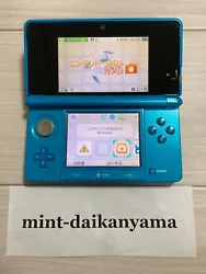 Nintendo 3DS. Condition Good(One upper screen LCD leak/missing stylus). ※Language is Japanese only. I will provide...