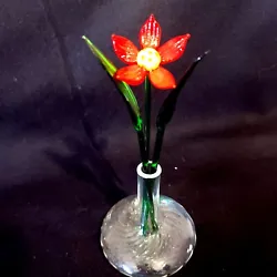 These artificial glass flowers are made from high-quality glass, ensuring durability and a long-lasting bright...