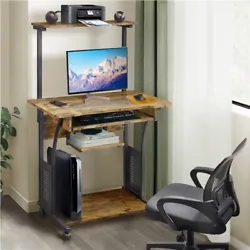Your computer or laptop really needs this practical and modern computer desk. Because this computer desk not only...