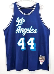 Los Angeles Lakers Jerry West Jersey Mitchell Ness Hardwood Classics 2XL Size 54Measurements in photos