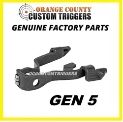 Genuine Gen 5 Glock Slide Stop Lever and Spring Extended for G17Gen5, G19Gen5, G19X, G22Gen5, G23Gen5, G26Gen5,...