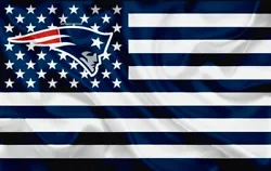 Up for sale are (2) of these Waterproof Vinyl Stickers of your New England Patriots.  In full color with a wavy stars...