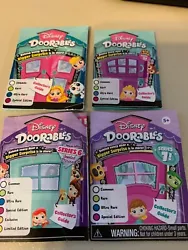 DISNEY DOORABLES SERIES 4 & 5. ANY DEFECTS/MARKS/BLEMISHES ARE FROM THE MFG AND NOT FROM BEING HANDLED.
