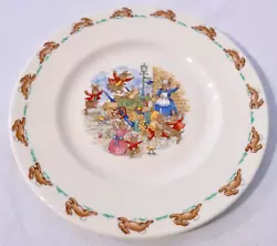A very sweet cream China Bunnykins Plate - Made by Royal Doulton, England. Royal Doulton 