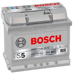 Batterie Bosch S5001 52Ah 520A BOSCH. Largeur: 175.