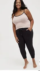 Super Soft Plush by Torrid™️ knit fabric: A warm, breathable fabric that’s extra cozy and comfy. 48% rayon, 48%...
