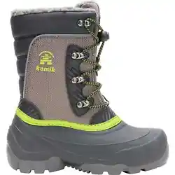 Foam and fleece insulation for added warmth. Waterproof and lightweight synthetic rubber shell. Bungee lacing system...